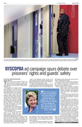 New York prisoners' rights and guards' safety