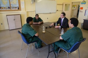 Governor Cuomo in a tour of the Greene Correctional Facility in Coxsackie
